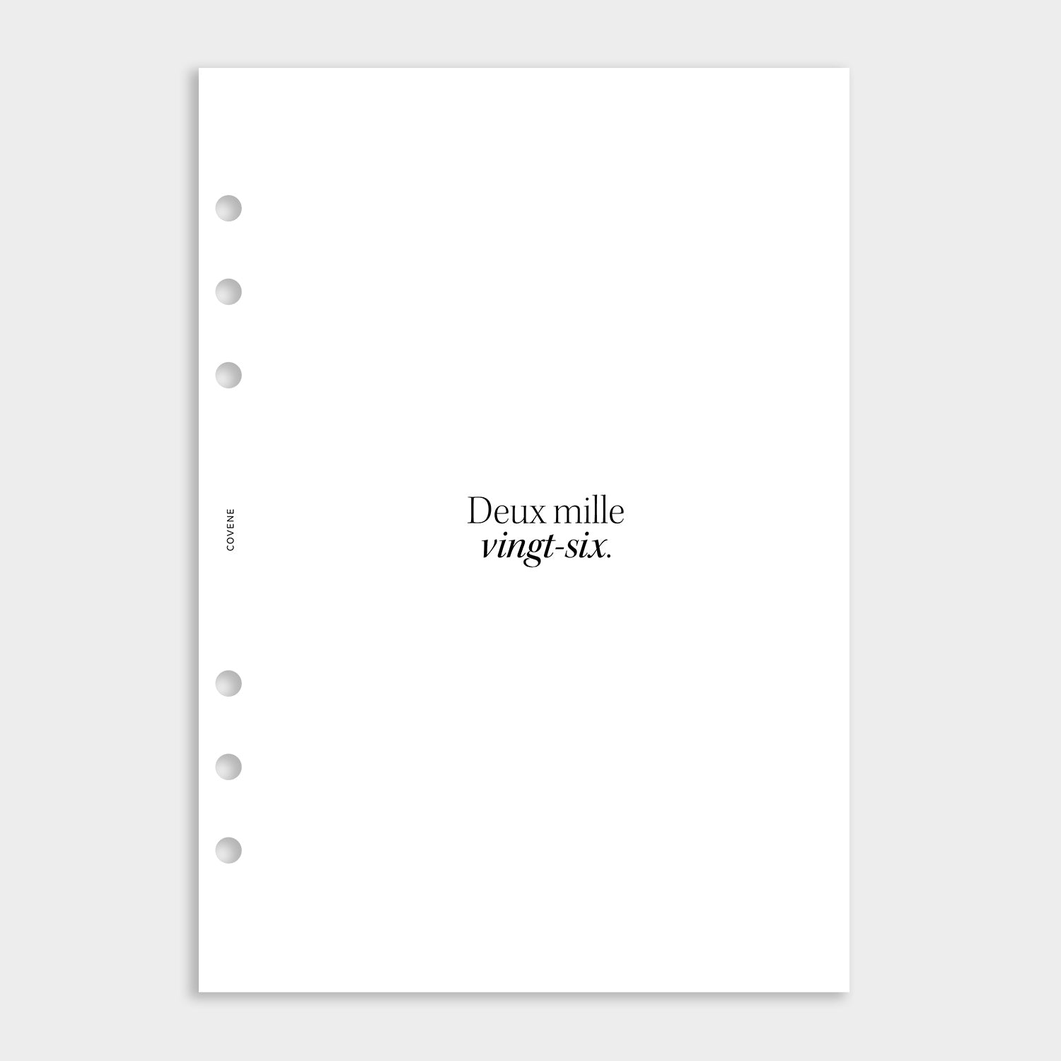 Pack Agenda + Insert 2026