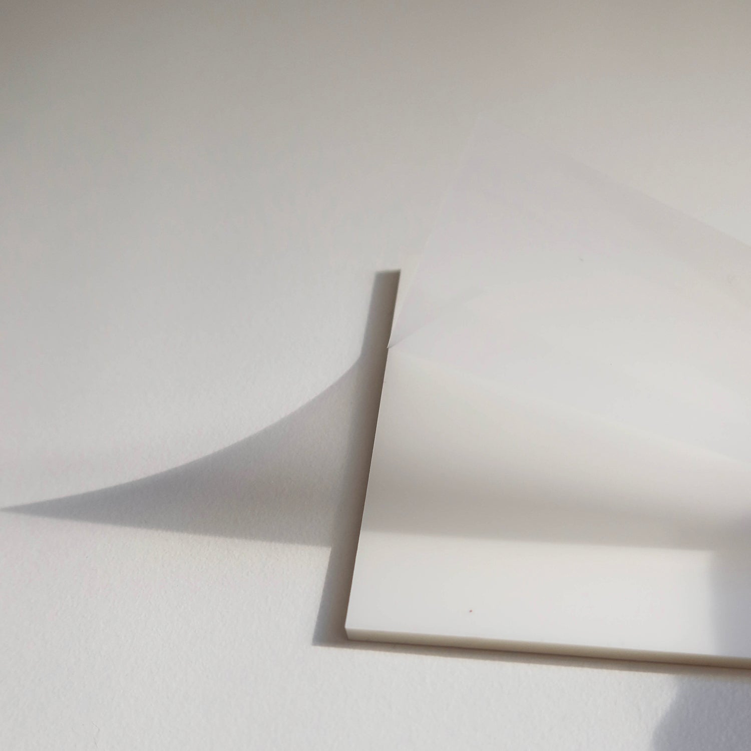 Notes adhésives transparentes - blanc