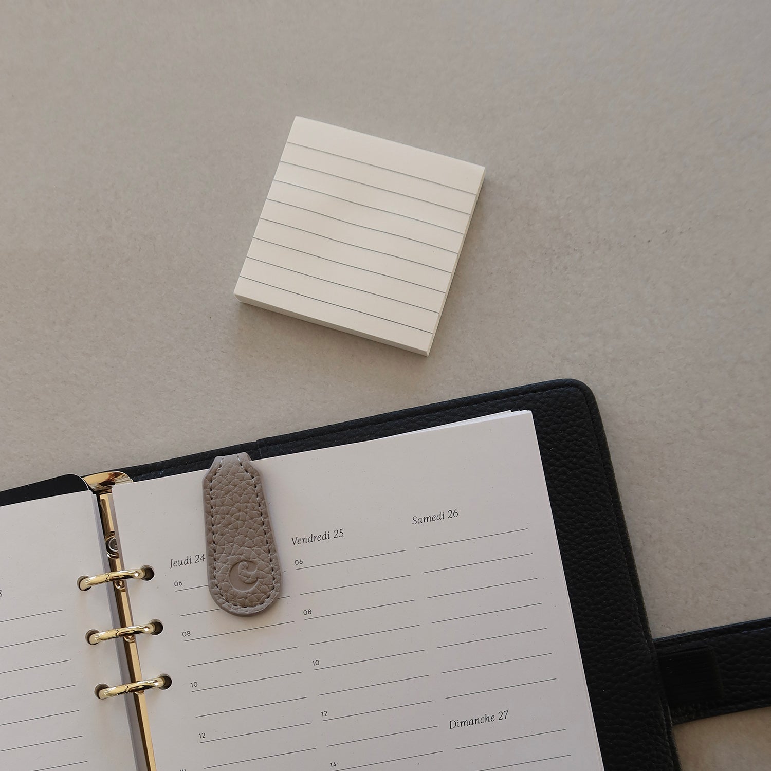 Notes adhésives - lignes