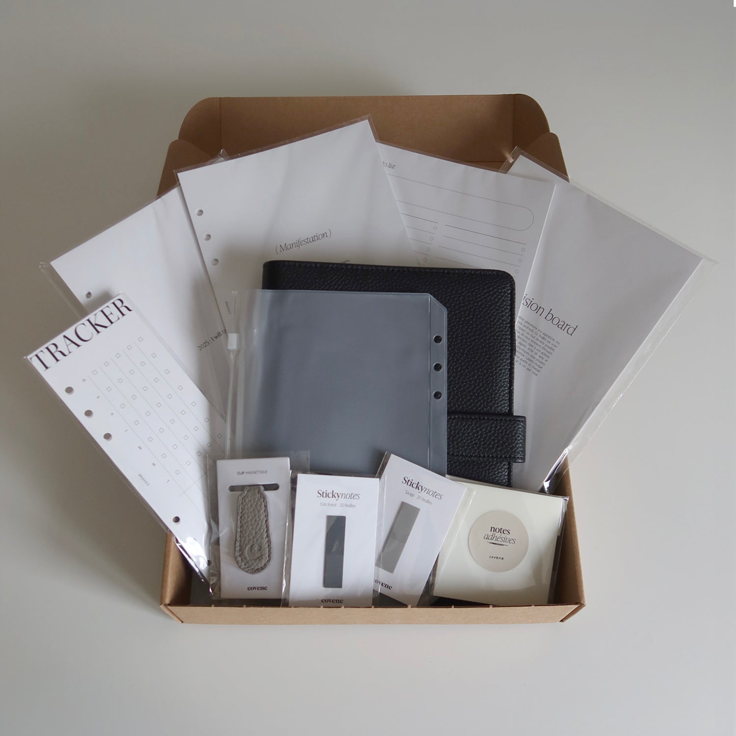 pack glowup kit box recharges agenda modulable et personnalisable, à composer selon ses besoins