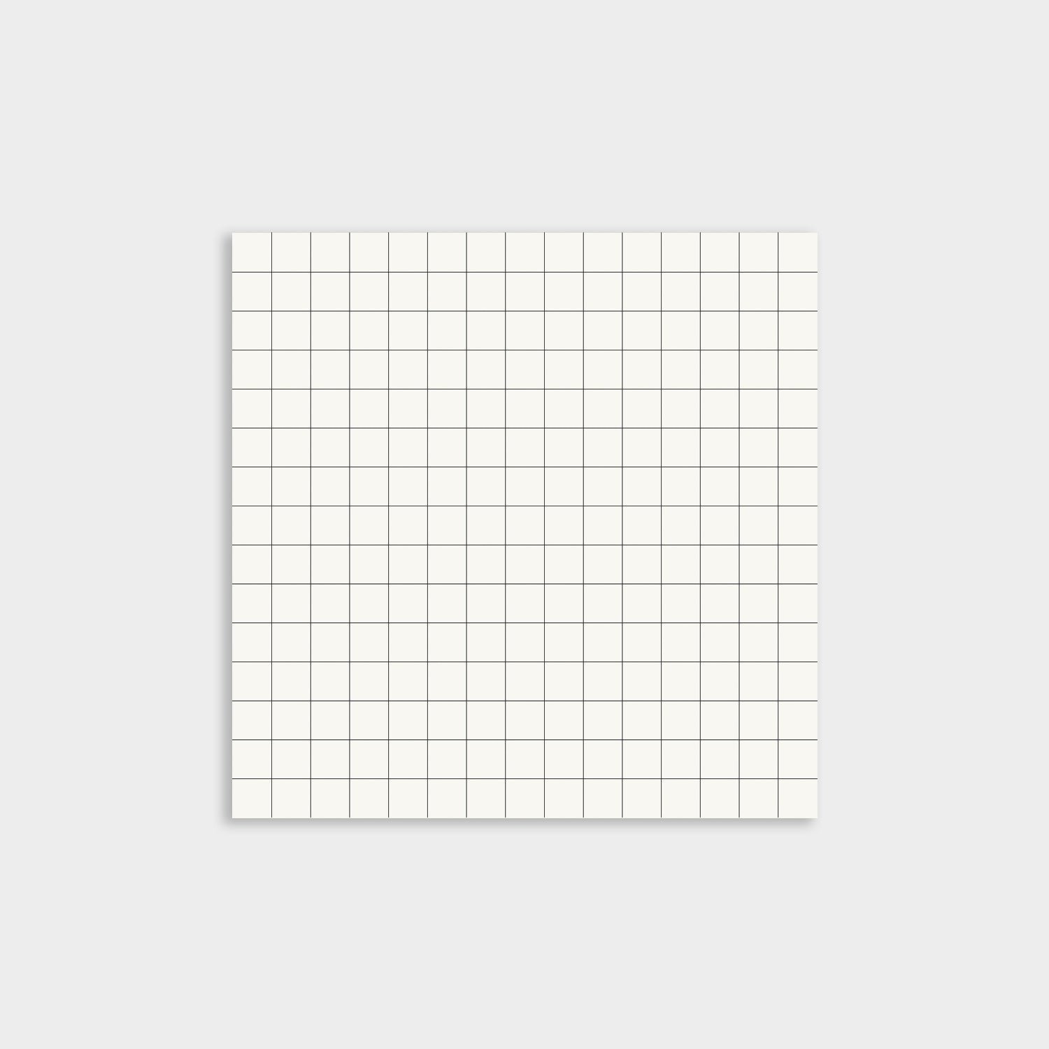 Notes adhésives à carreaux
