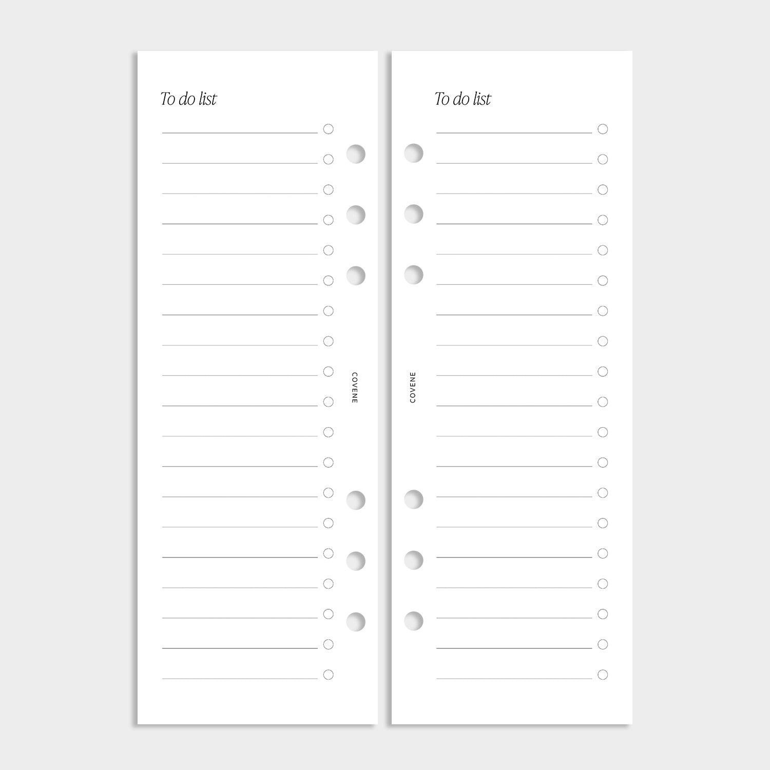 Demi-page To Do List
