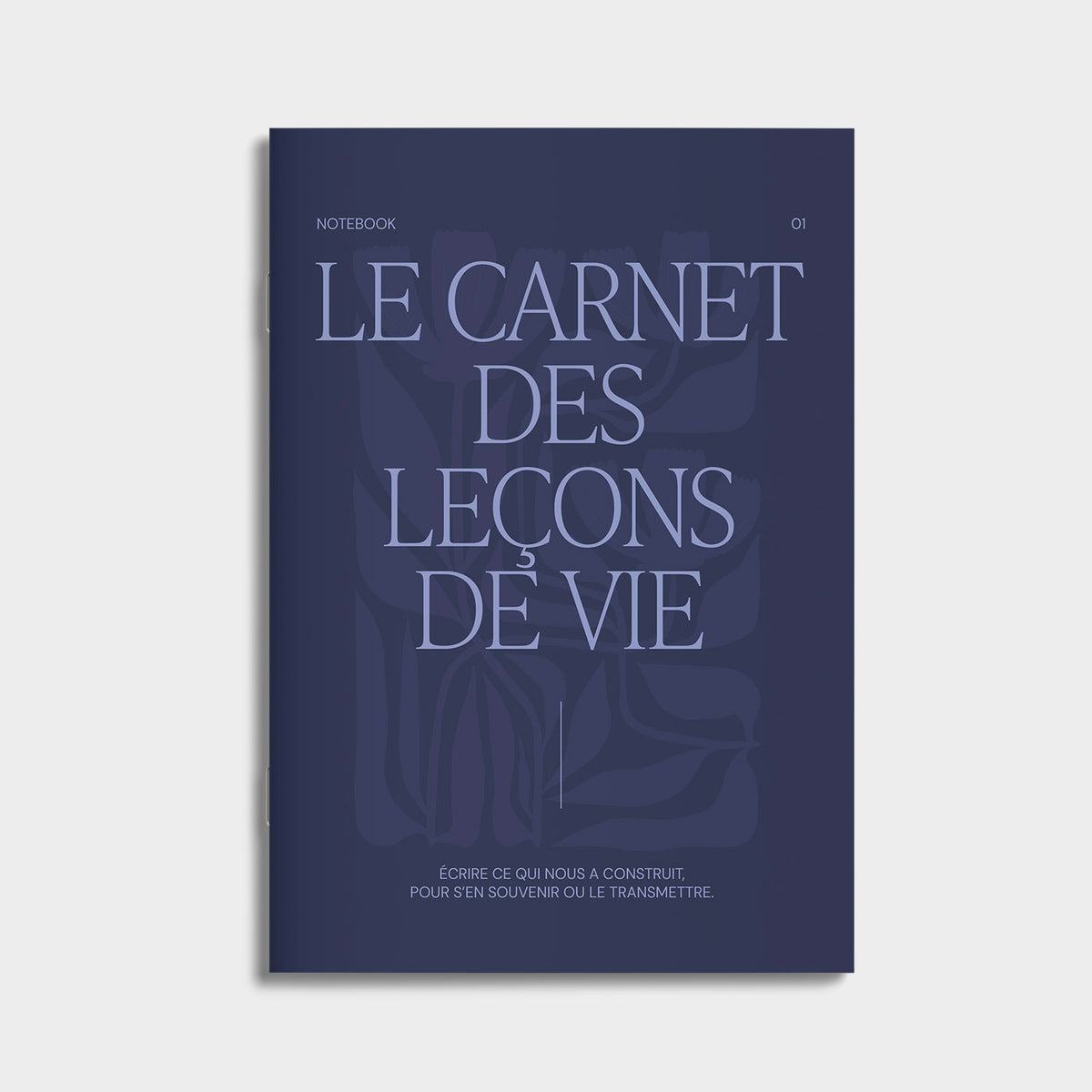 Carnet A5, carnet de notes, le carnet des leçons de vie, notebook, introspection, transmission