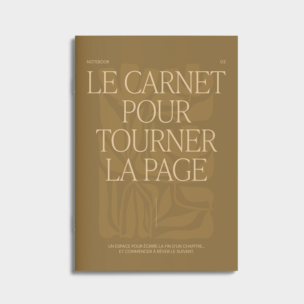 Le carnet pour tourner la page-carnet d'introspection
