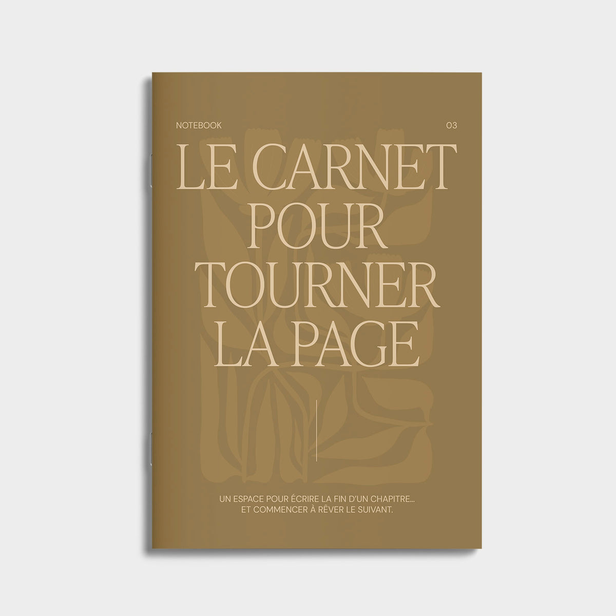 Le carnet pour tourner la page-carnet d'introspection