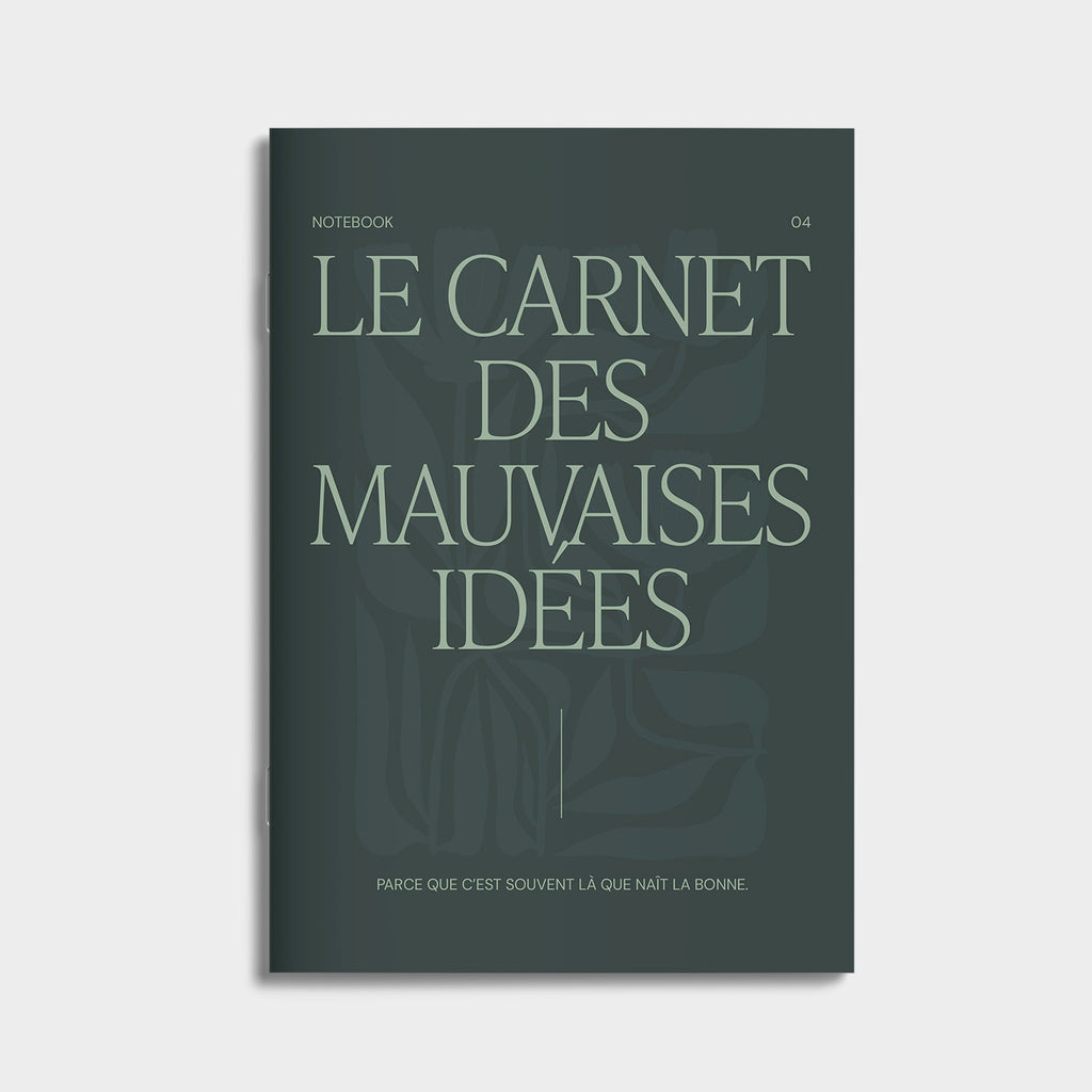 Le carnet des mauvaises idées-carnet d'introspection