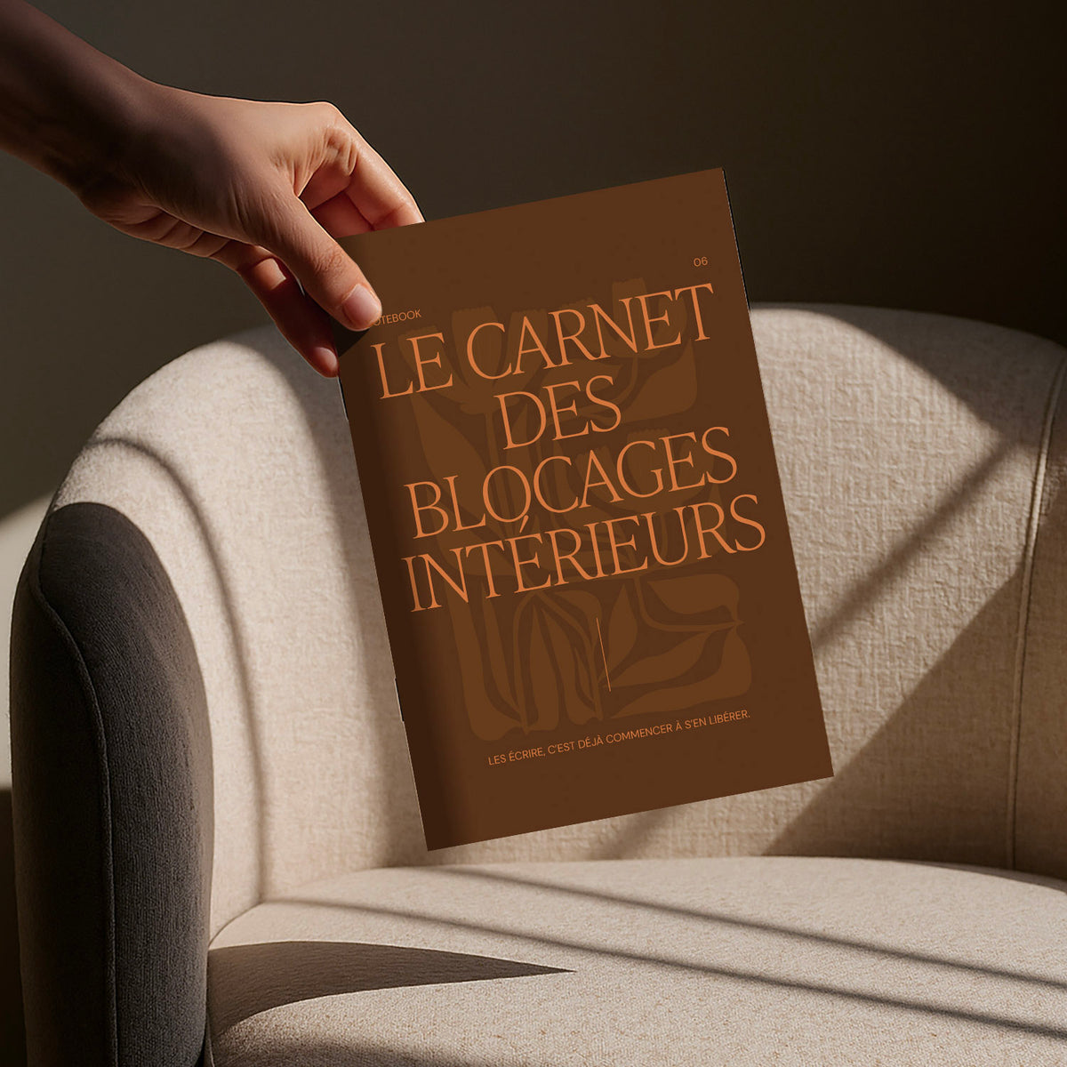 Carnet A5, carnet de notes, le carnet des blocages intérieurs notebook, introspection. Les écrire c'est déjà commencer à s'en libérer