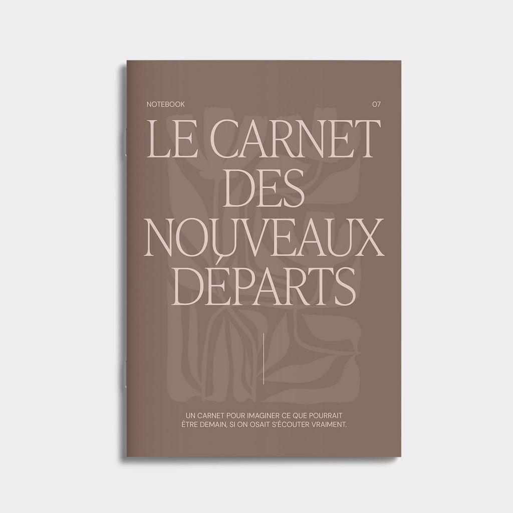 Le carnet des nouveaux départs-carnet d'introspection