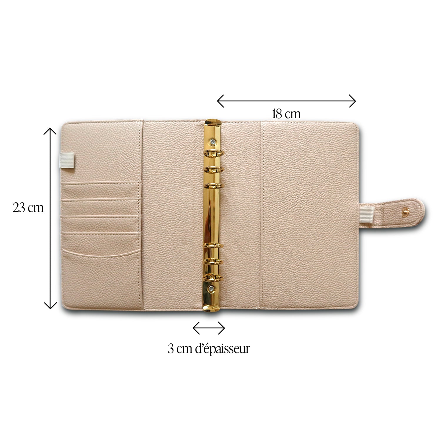 Couverture d'agenda beige