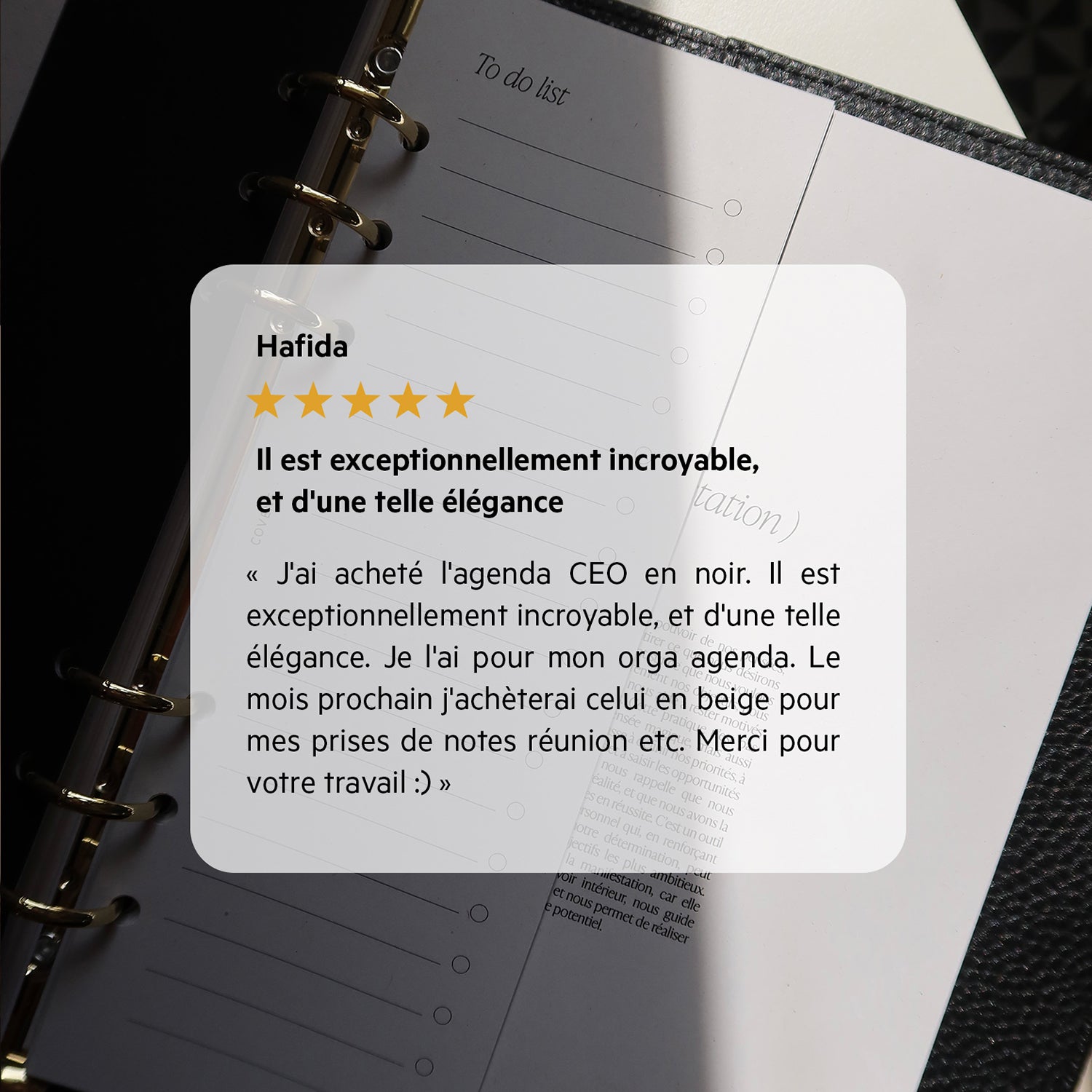 Couverture d'agenda beige