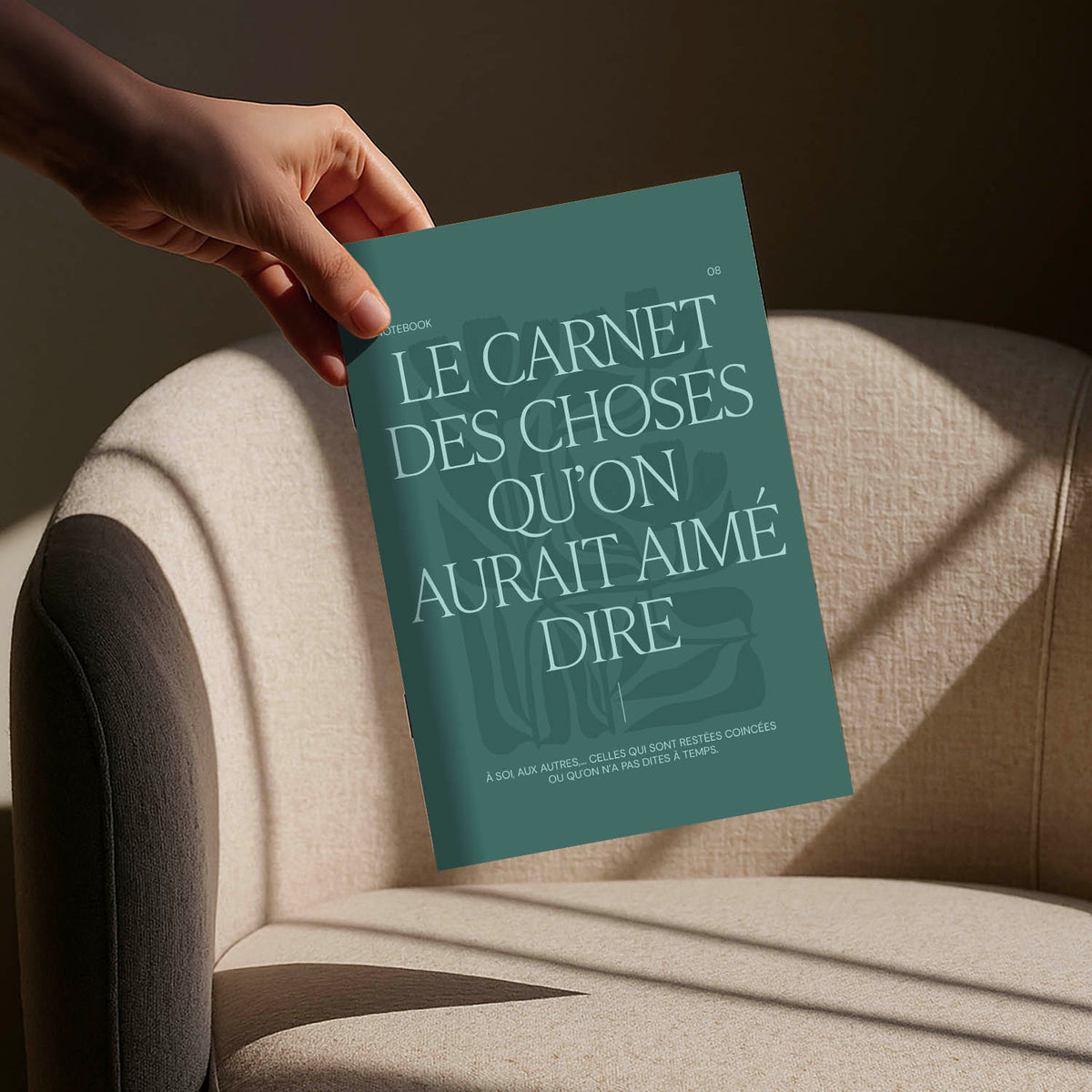 Le carnet des choses qu'on aurait aimé dire-carnet d'introspection