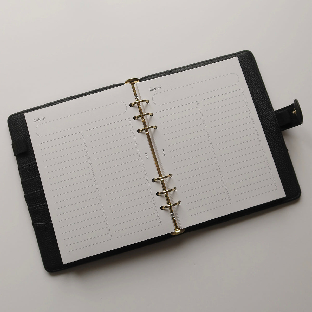 recharge to do list pour agenda à composer