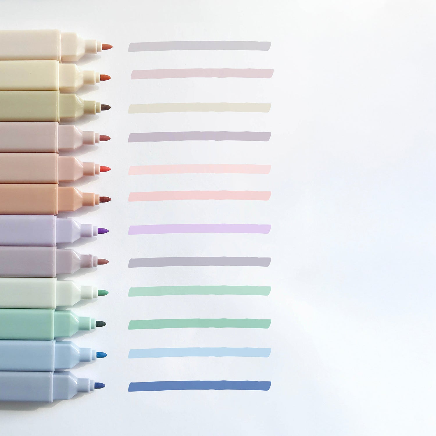 Surligneurs pastels