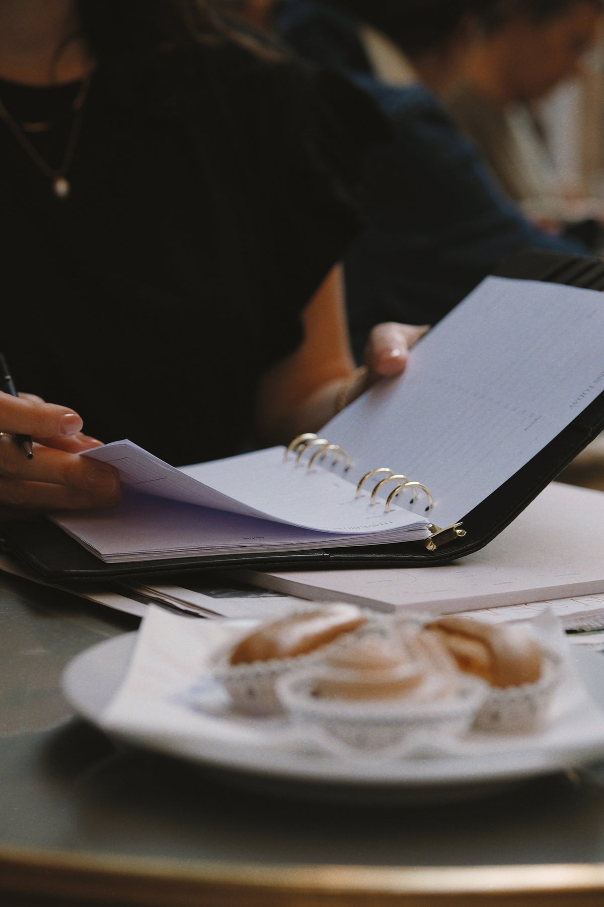 agenda ouvert, A5 recharges anneaux 6