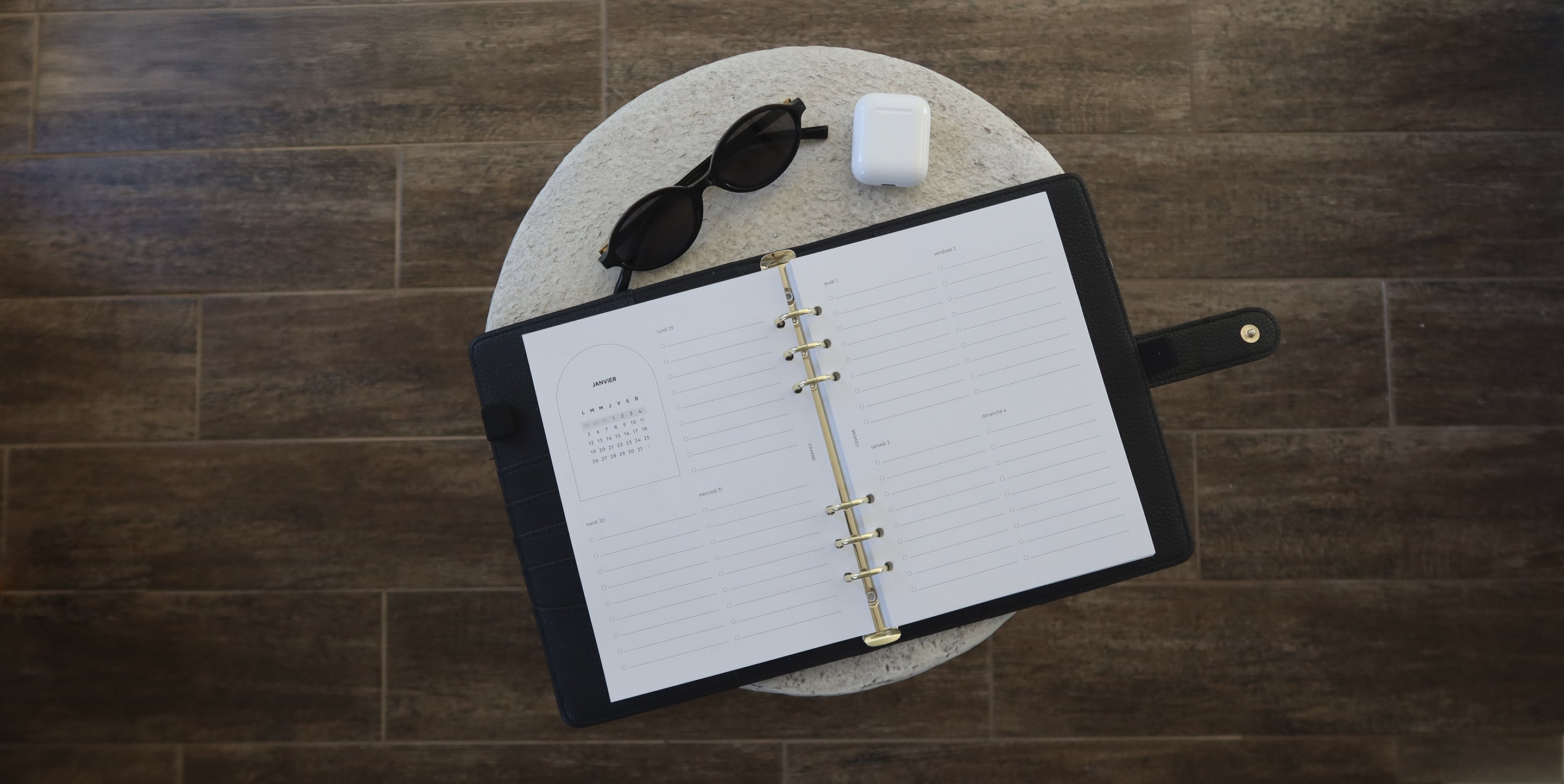 agenda ceo agenda personnalisé, couverture et inserts