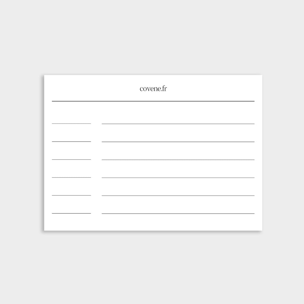 Cartes "Rendez-vous"