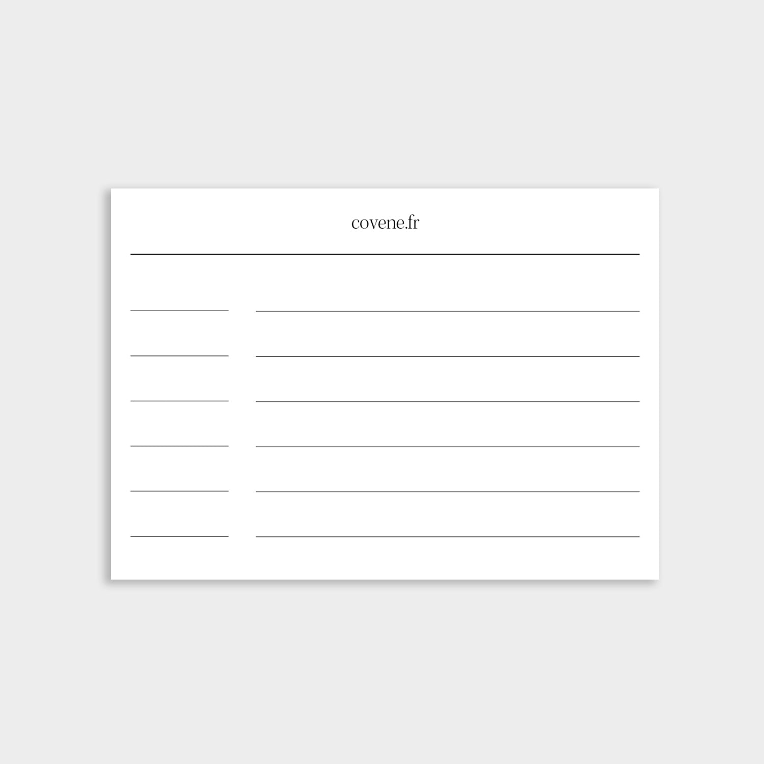 Cartes "Rendez-vous"