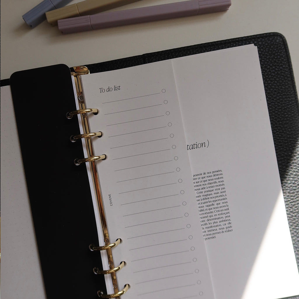 Demi-pages To Do List