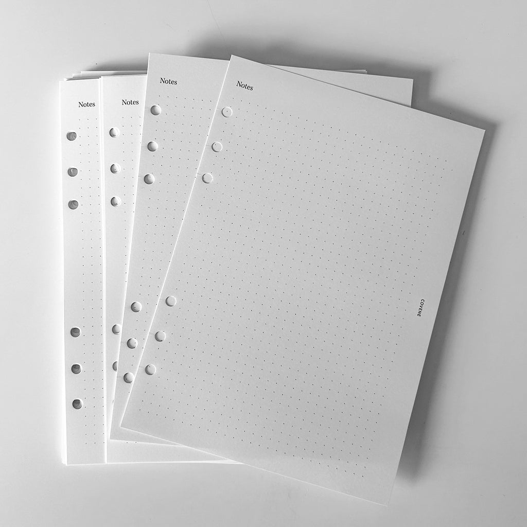 Recharge notes pointillés - imparfait