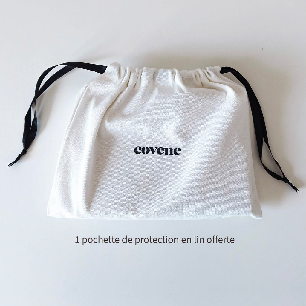 pochette protection en lin pour protéger un agenda ou carnet