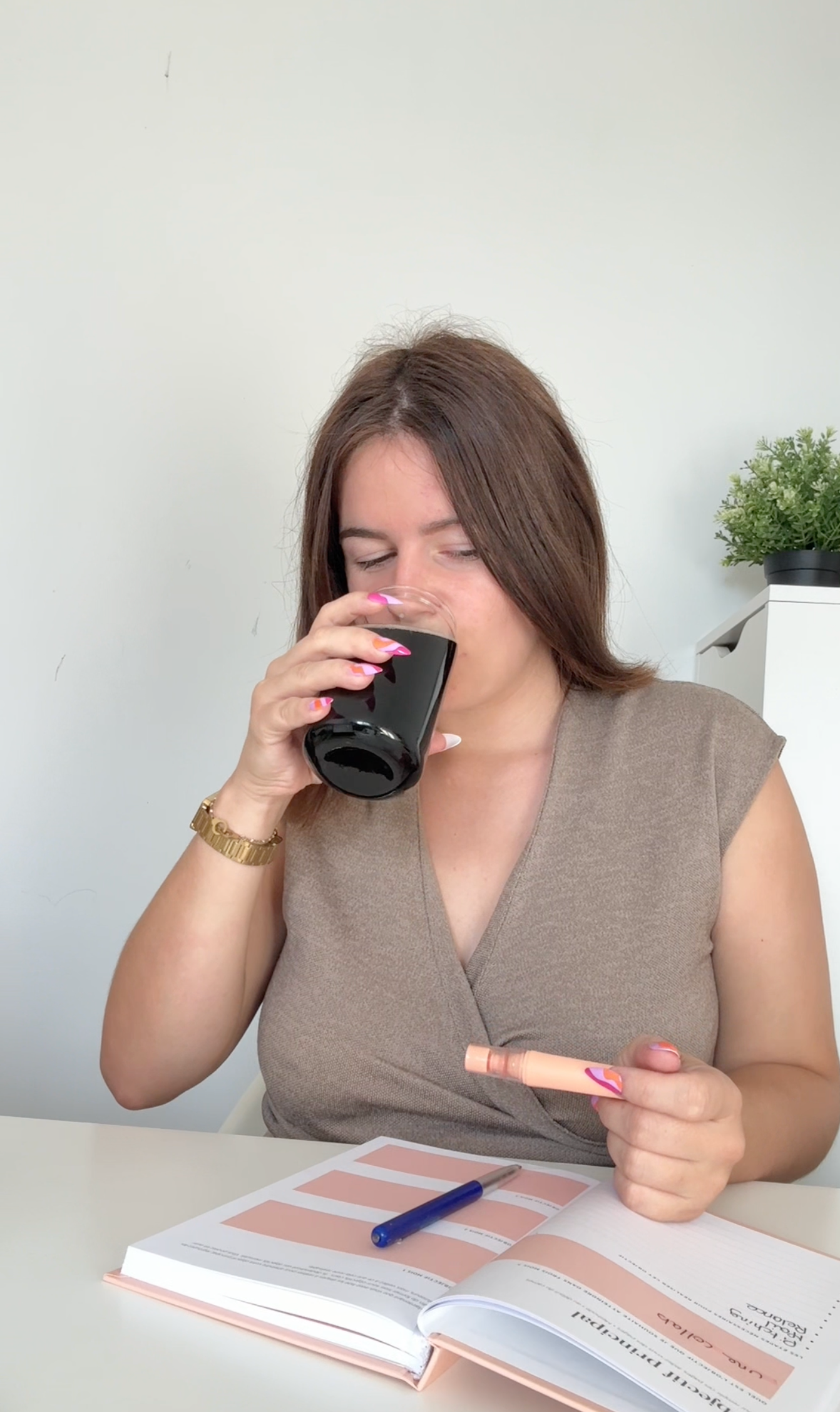 ugc - planner focus carnet de productivité unboxing - objectifs