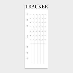 Demi-pages tracker d'habitudes