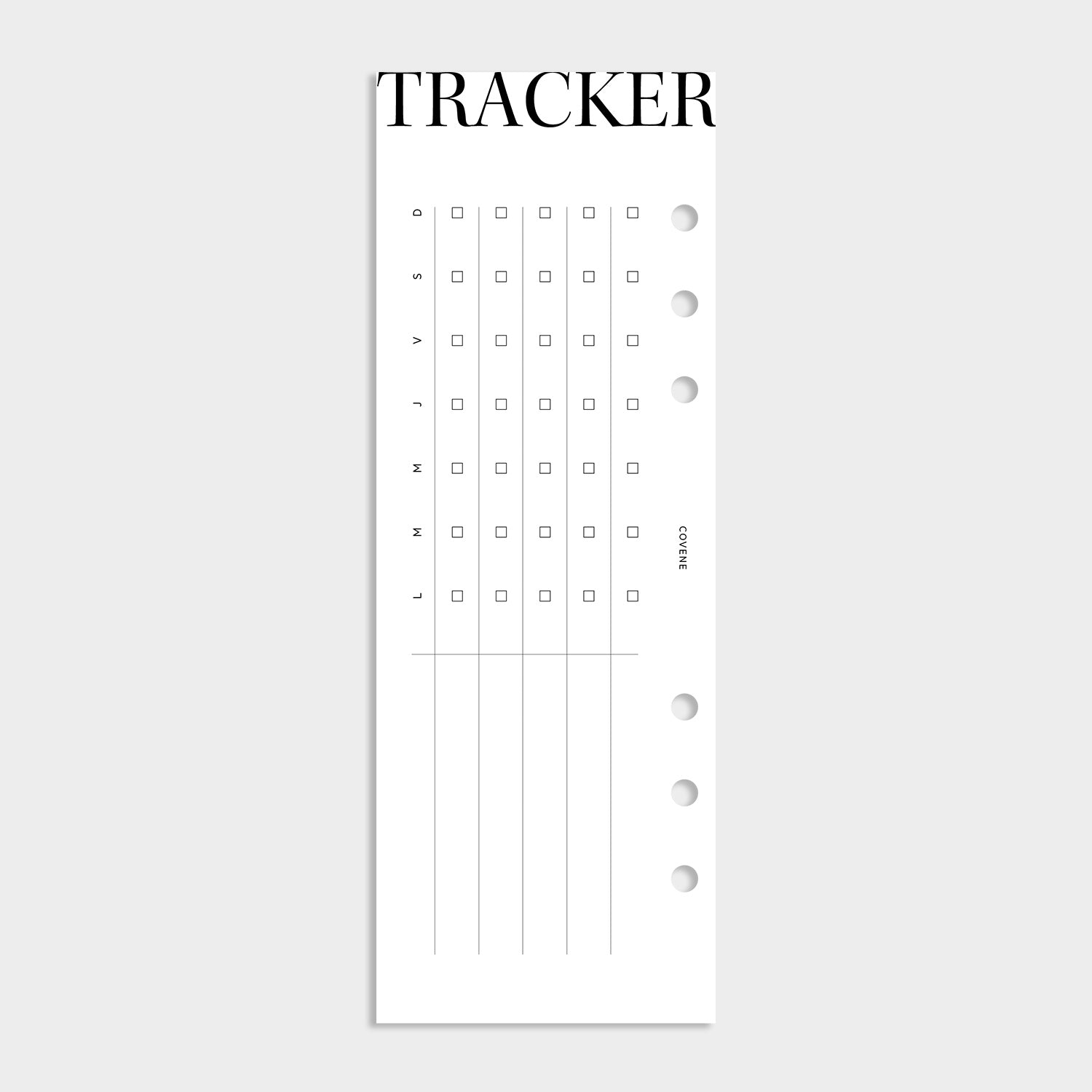Demi-page tracker