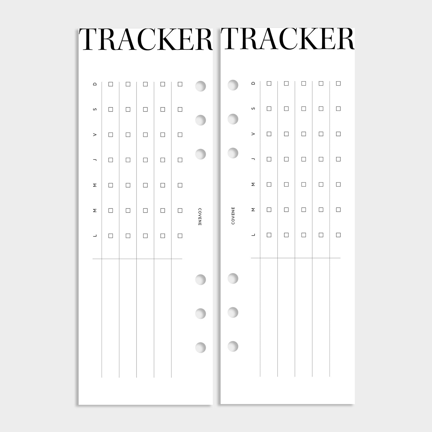 Demi-page tracker