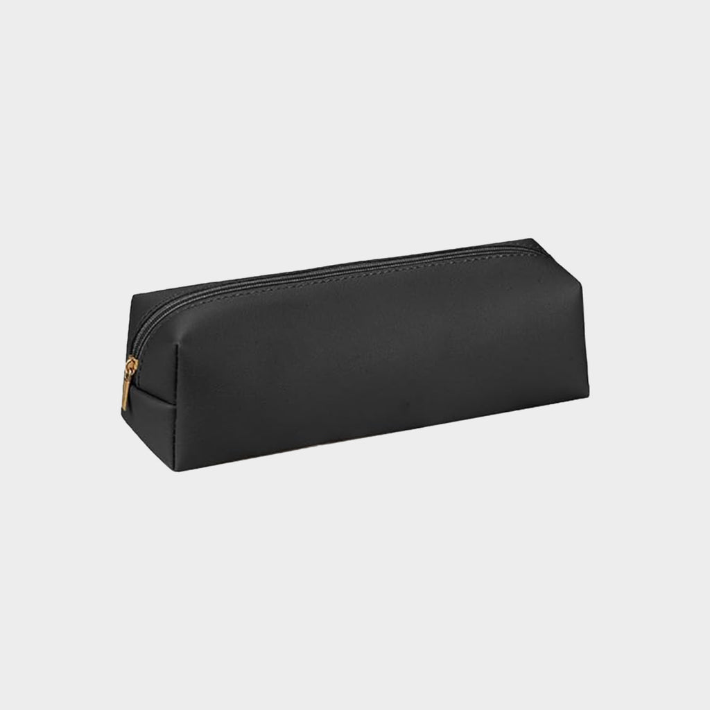 Trousse noire effet cuir